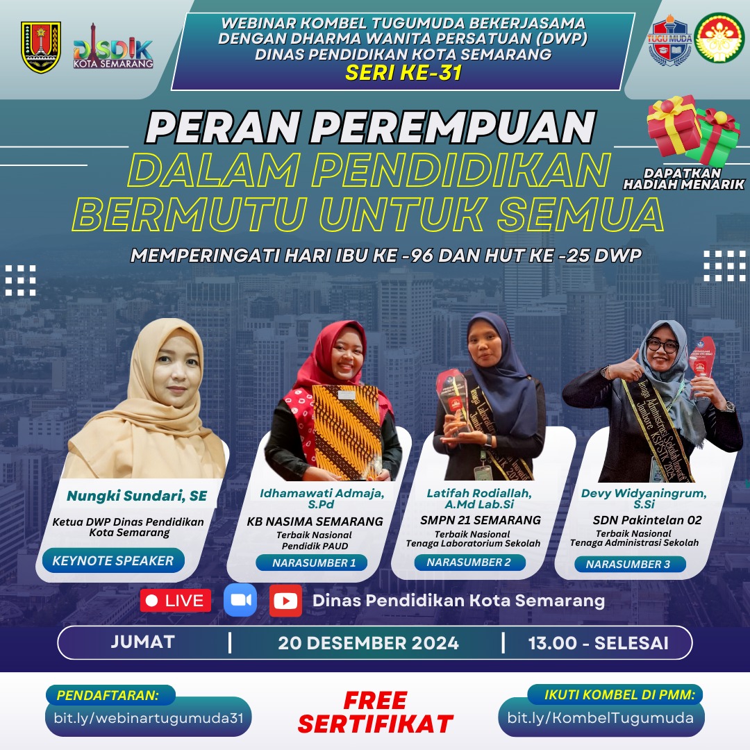 WEBINAR KOMUNITAS BELAJAR TUGUMUDA SERI KE-31
